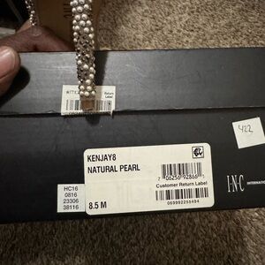 INC Natural Pearl Sandals
